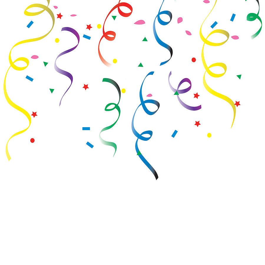 clipart balloons and confetti - photo #44