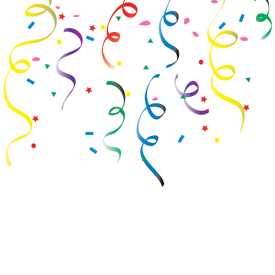 free clip art balloons confetti - photo #22